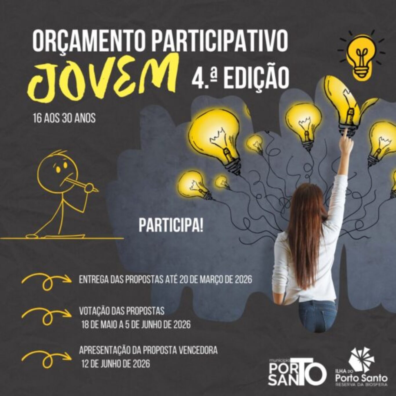 Participa, Propõe, Transforma – OPJ do Porto Santo 2026