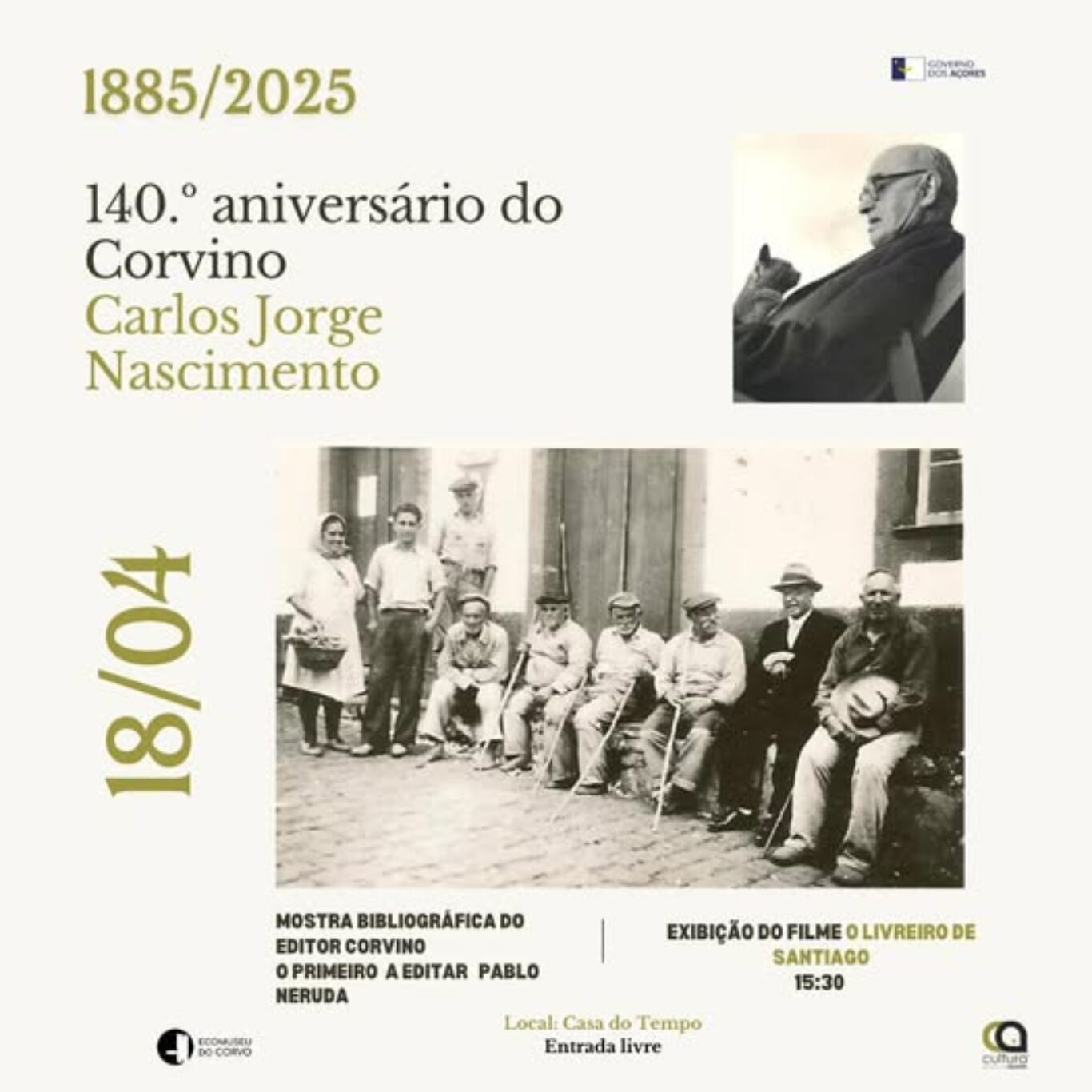 140º aniversário de Carlos Jorge Nascimento