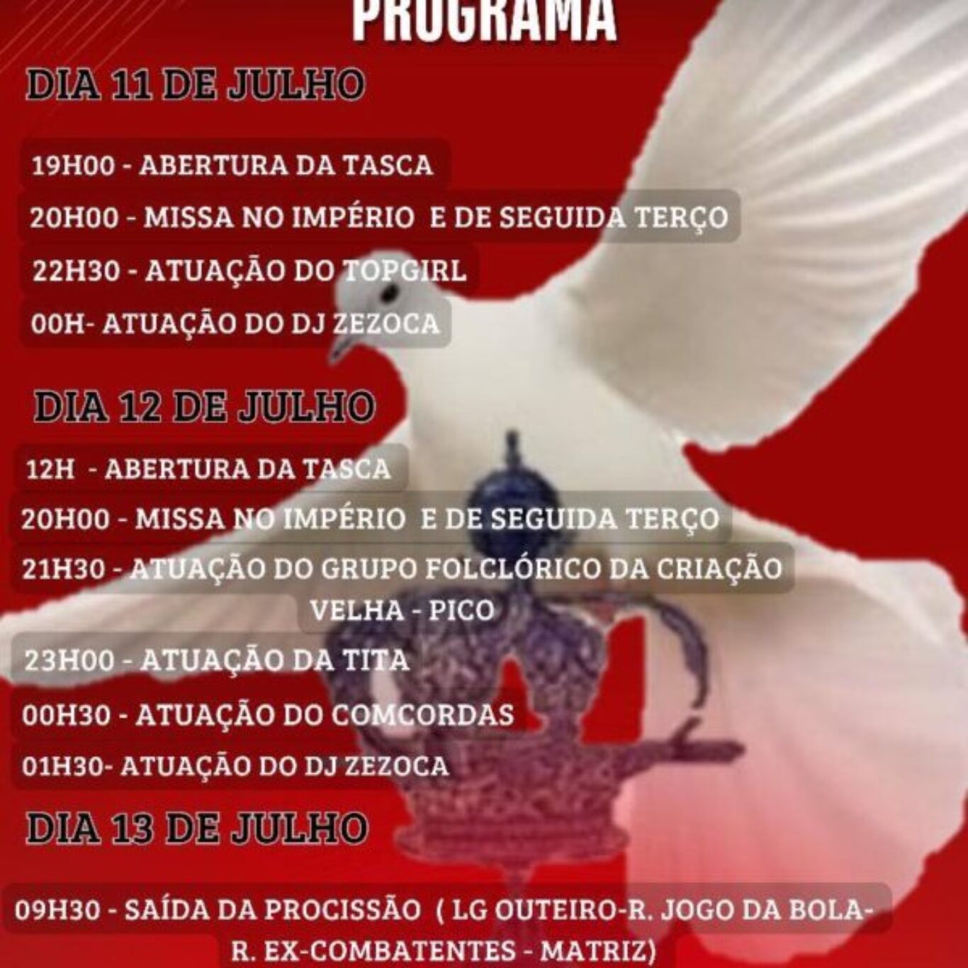 Festas do Divino Espirito Santo