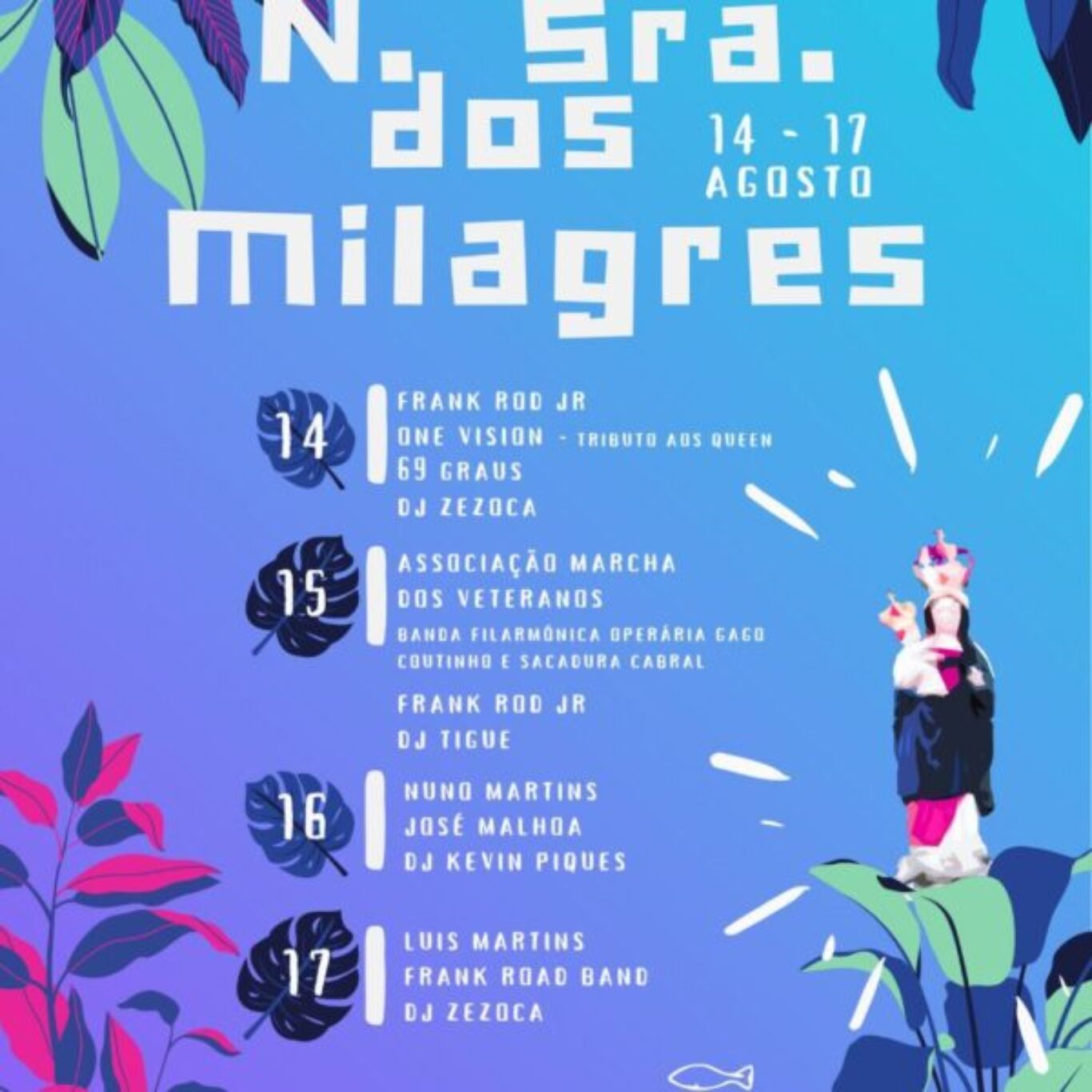 Festa de Nª Sra dos Milagres – Festival dos Moinhos 2025